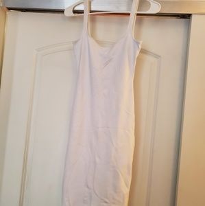 American Apparel Bodycon Tank Dress, White SzM NWT